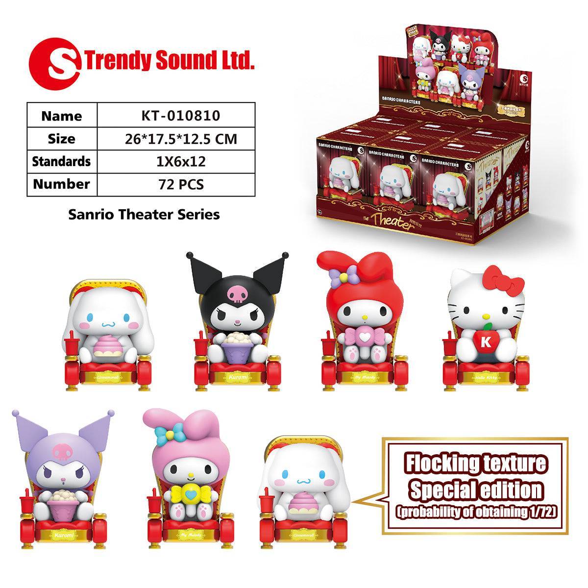 7Pcs Sanrio Theater Series 1 Blind Box KT-010810A