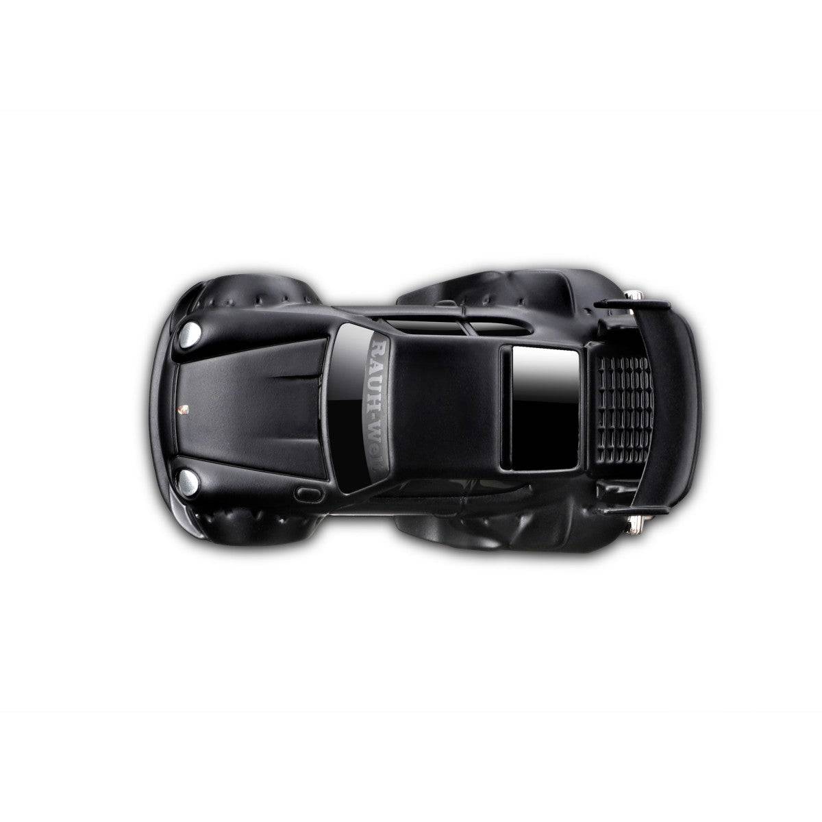 Top-down view of the Maisto Muscle Machines RWB Porsche 993 diecast model, showcasing its roofline and aerodynamic design.