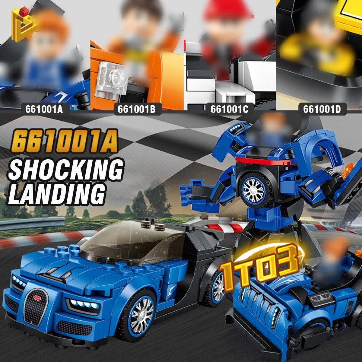 Panlos Brick 661001C 1To3 Racing Car Building Blocks