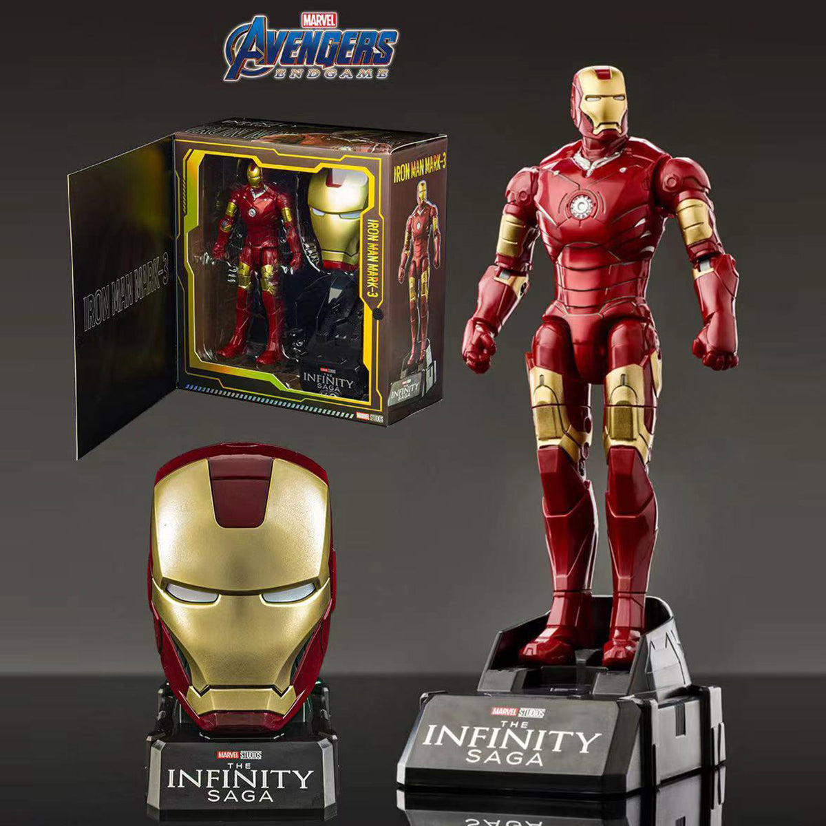 Marvel Transformer Toy Action Figure Iron Man Mark-3