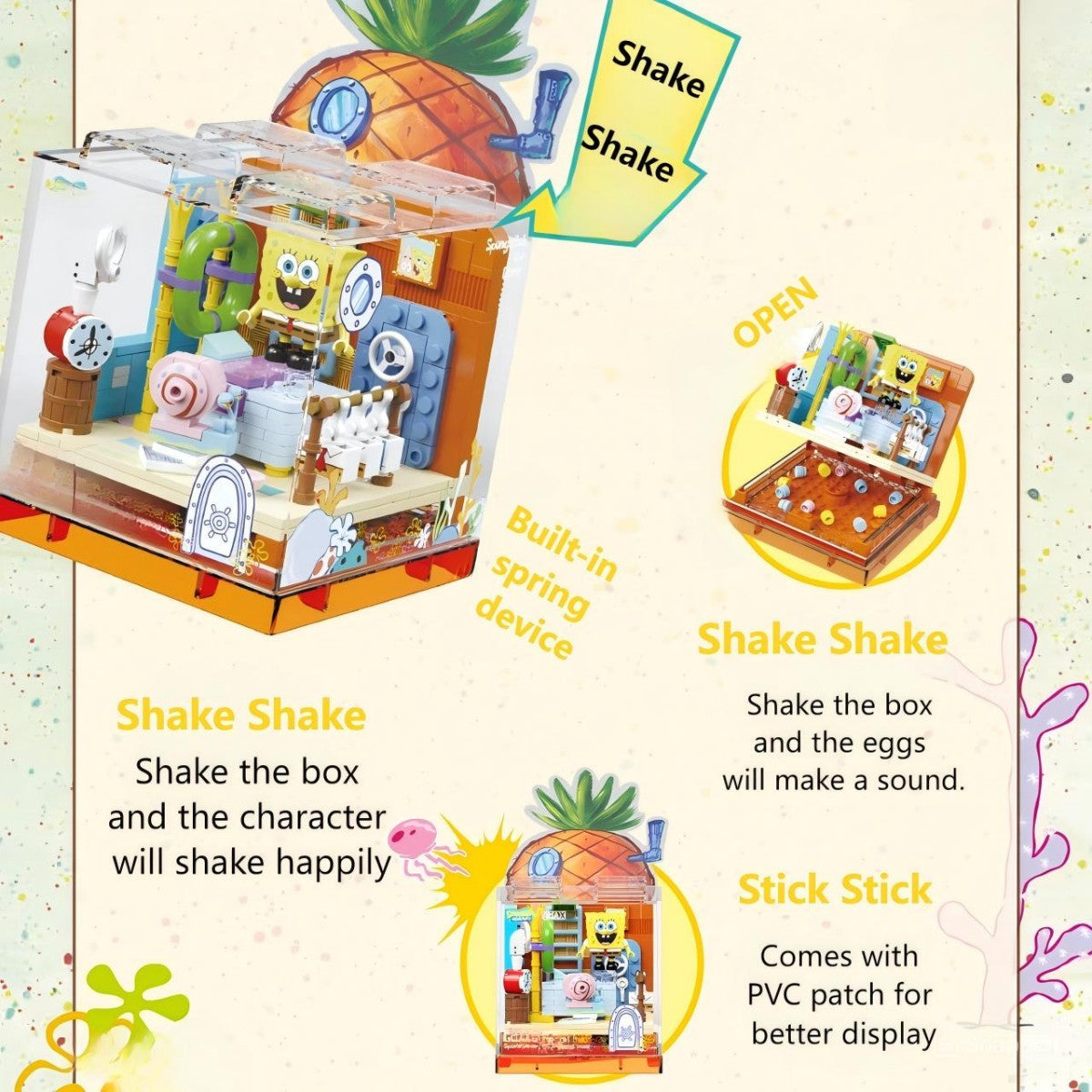 AREA-X SpongeBob Good Friends Series Building Set