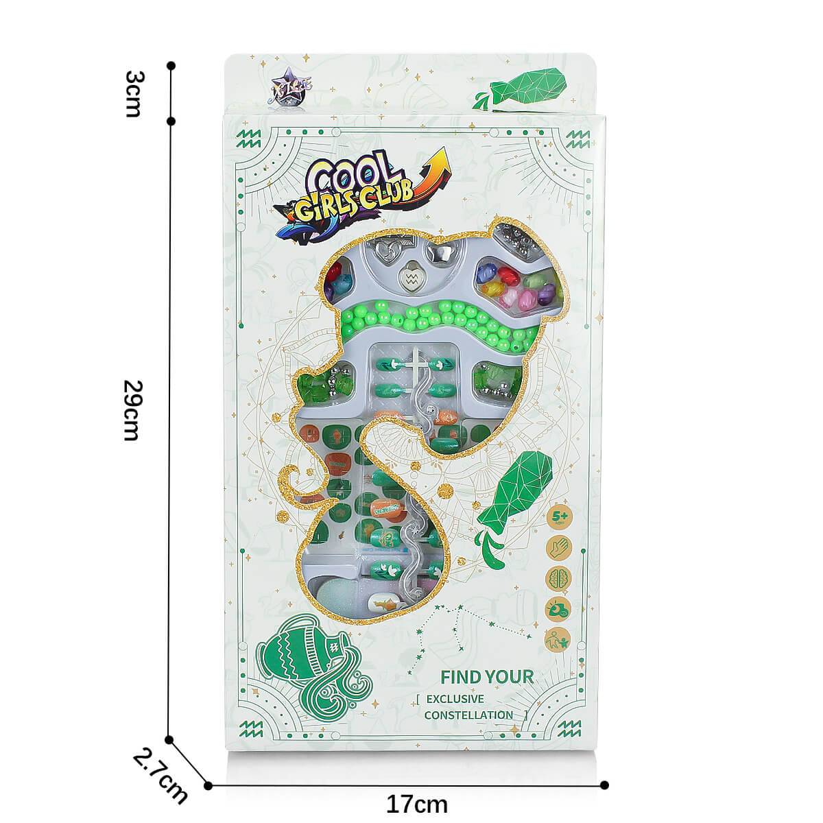 12 Zodiac Signs Kids Nail Art Set HW23158395 by HugmieToys. Fun and safe DIY nail art kit for kids featuring zodiac-themed designs. Perfect for creative play.