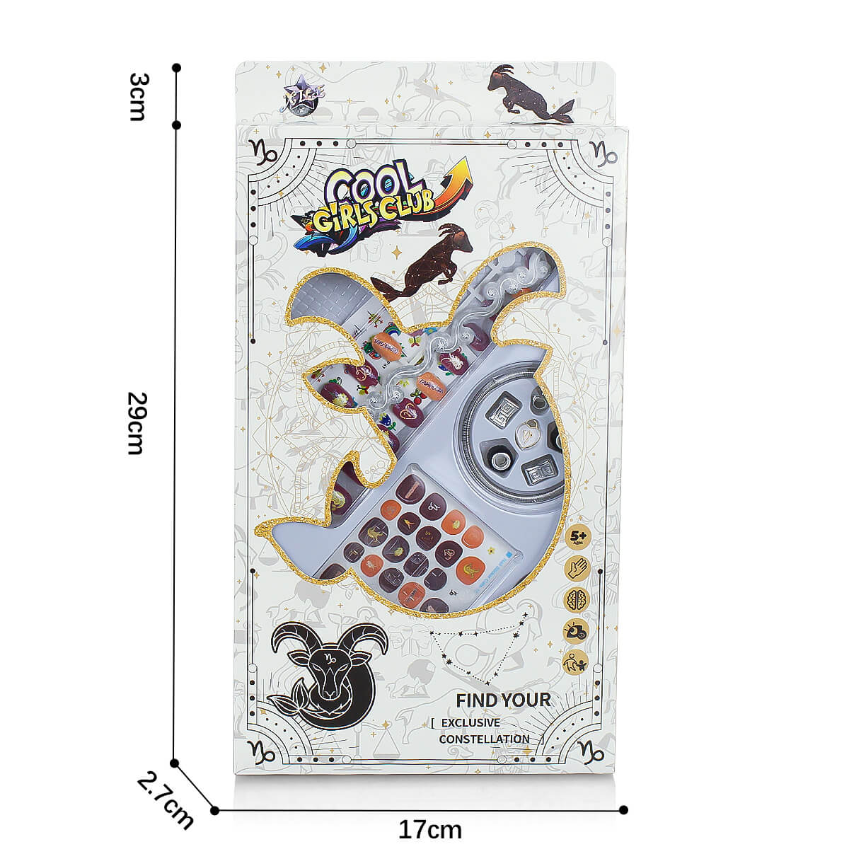 12 Zodiac Signs Kids Nail Art Set HW23158395