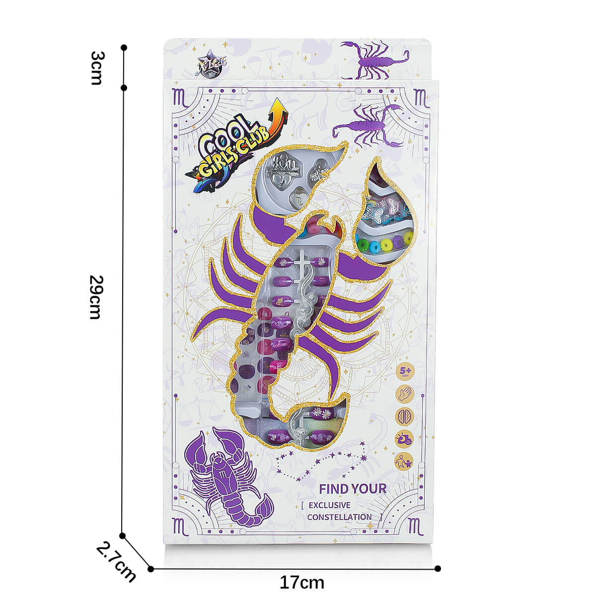 12 Zodiac Signs Kids Nail Art Set HW23158395