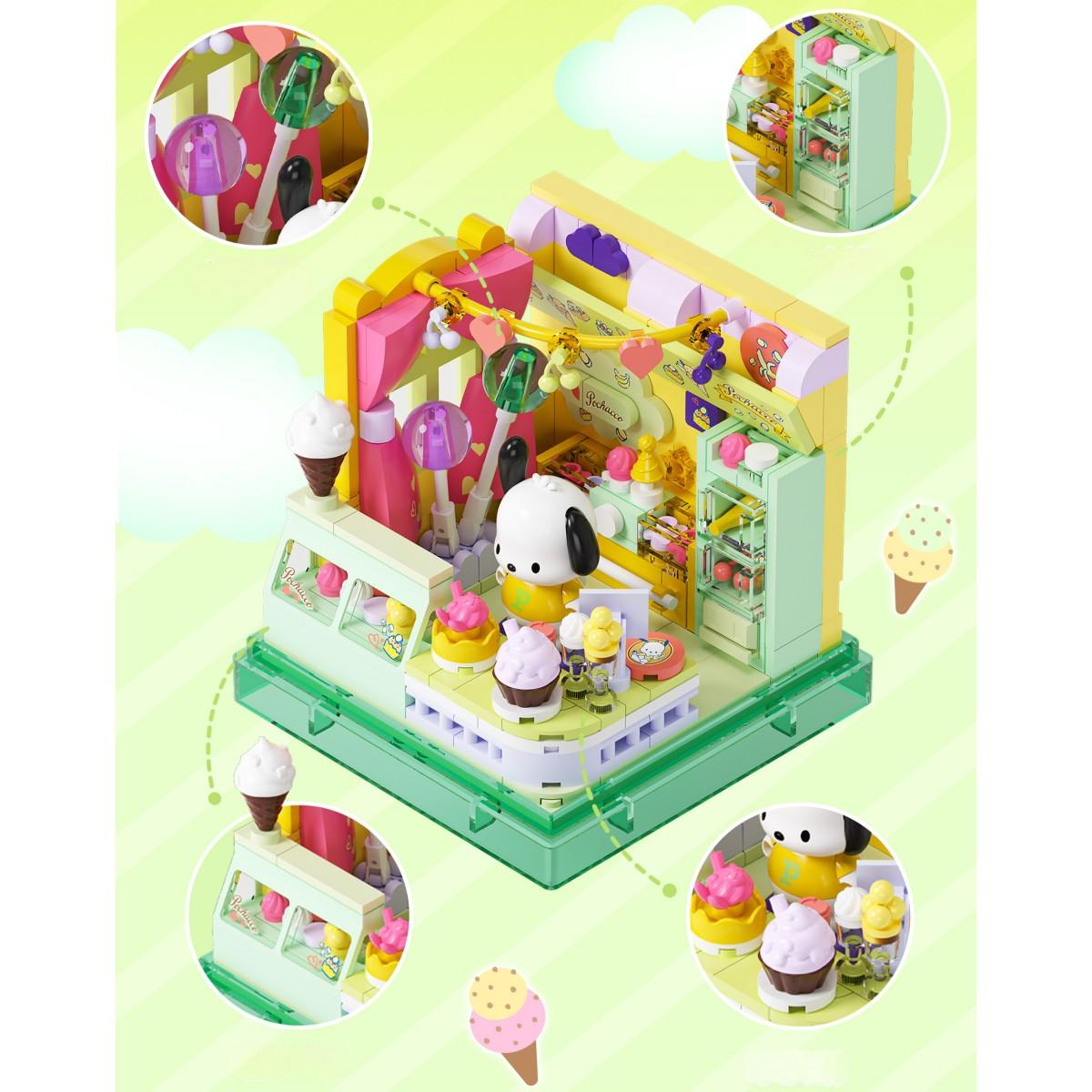 AREA-X BOX Sanrio Family Cute Shop Building Set