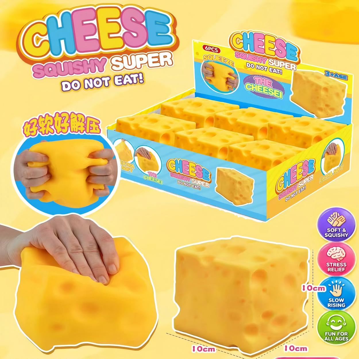 Big Cheese Squishy Fidget Toy