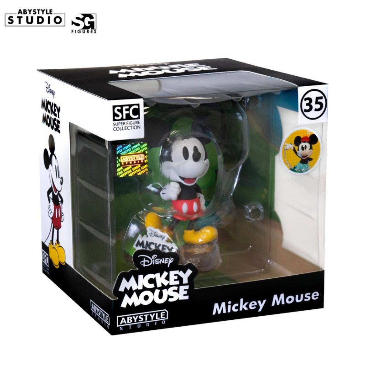 ABYstyle Studio Disney Mickey Mouse figure in its original packaging, ideal for collectors and gift-giving.