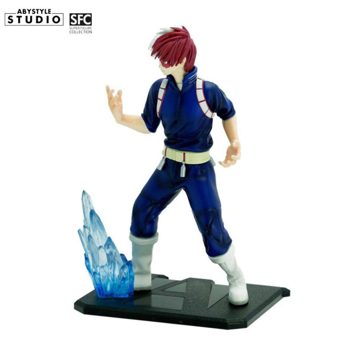 Front view of ABYstyle Studio Shoto Todoroki SFC Figure, featuring detailed sculpting and anime-accurate design.