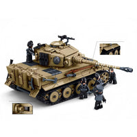 SLUBAN M38-B1533 Model Bricks 1/35 Tiger Tank 941Pcs