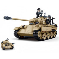 SLUBAN M38-B1535 Model Bricks 1/35 Panther G Tank 873Pcs