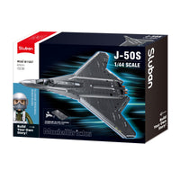SLUBAN M38-B1587 Model Bricks J50S Fighter Jet 879Pcs