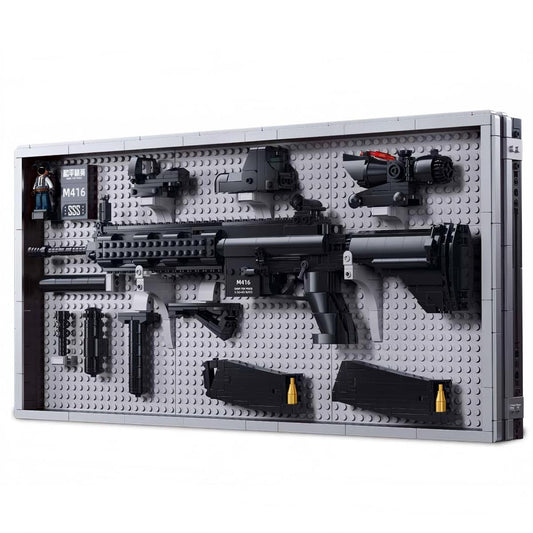 SLUBAN M38-B1589 GUN-M416 1/2 Building Block Set 1086Pcs