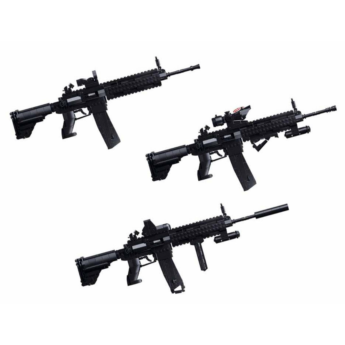 SLUBAN M38-B1589 GUN-M416 1/2 Building Block Set 1086Pcs