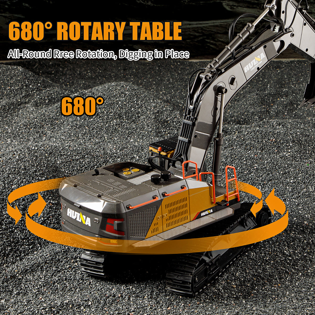 Huina 1592 1:14 Remote Control Excavator - HugmieToys