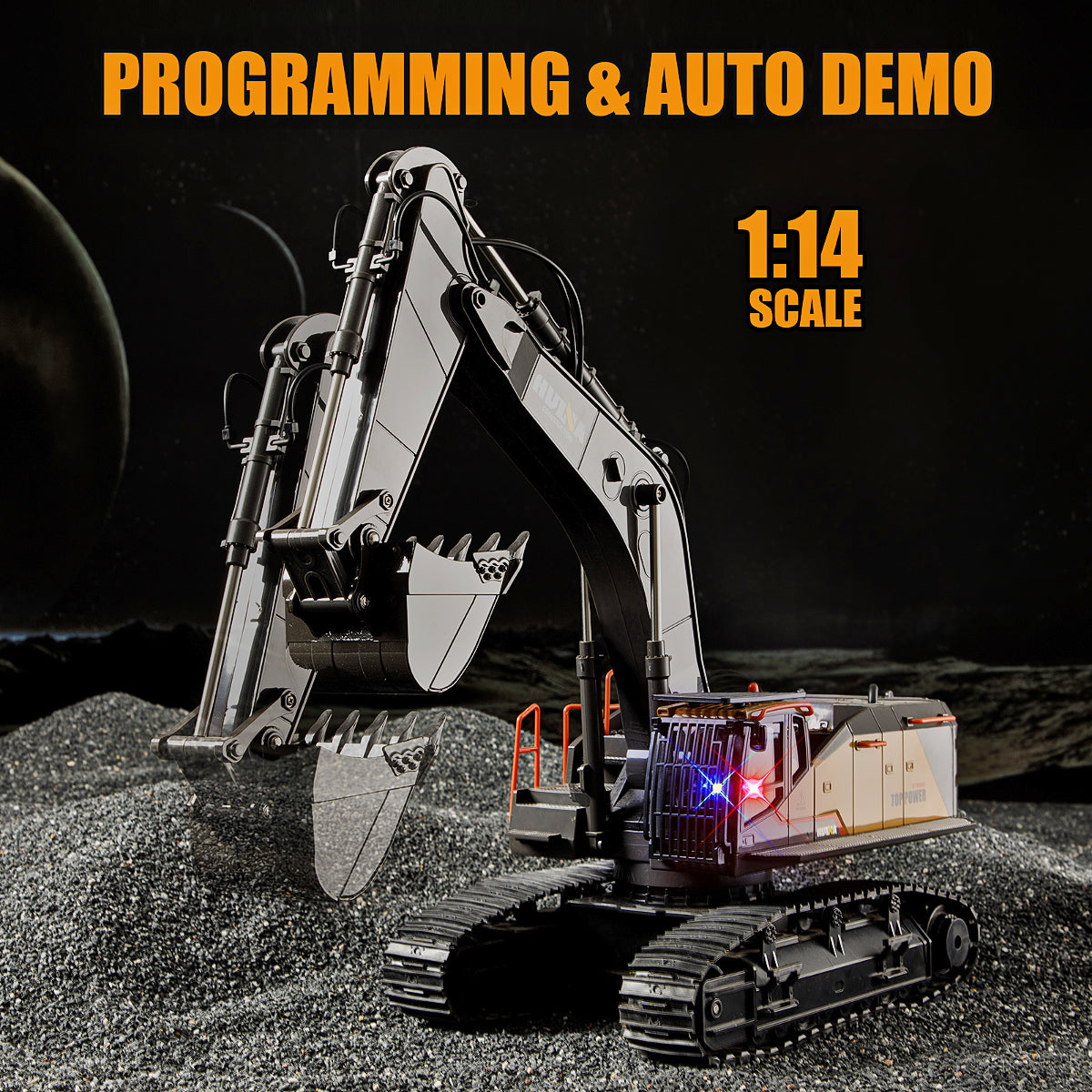 Huina 1592 1:14 Remote Control Excavator - HugmieToys