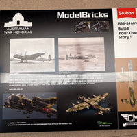 SLUBAN M38-B1609 Model Bricks 1/44 Lancaster Bomber 1382Pcs