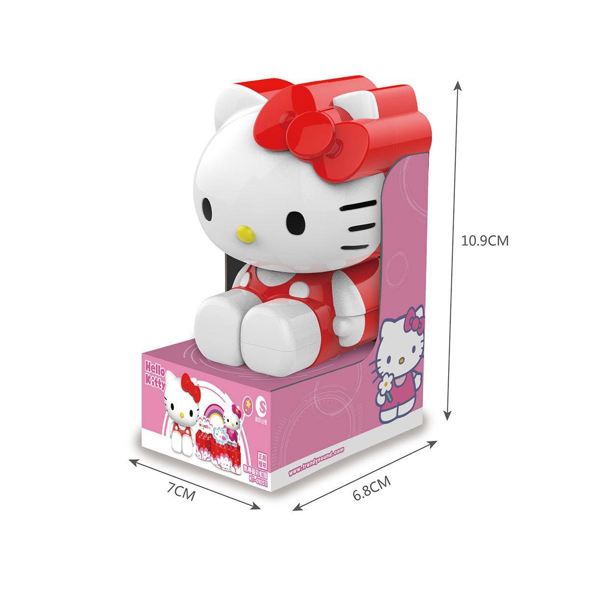 Hello Kitty Small Amusement Park Blind Box packaging, showcasing a compact box design measuring 10.9cm in height.