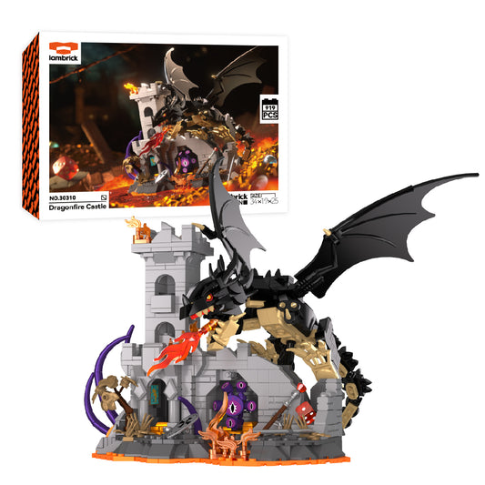 IAMBRICK 30310 Dragonfire Castle Building Set