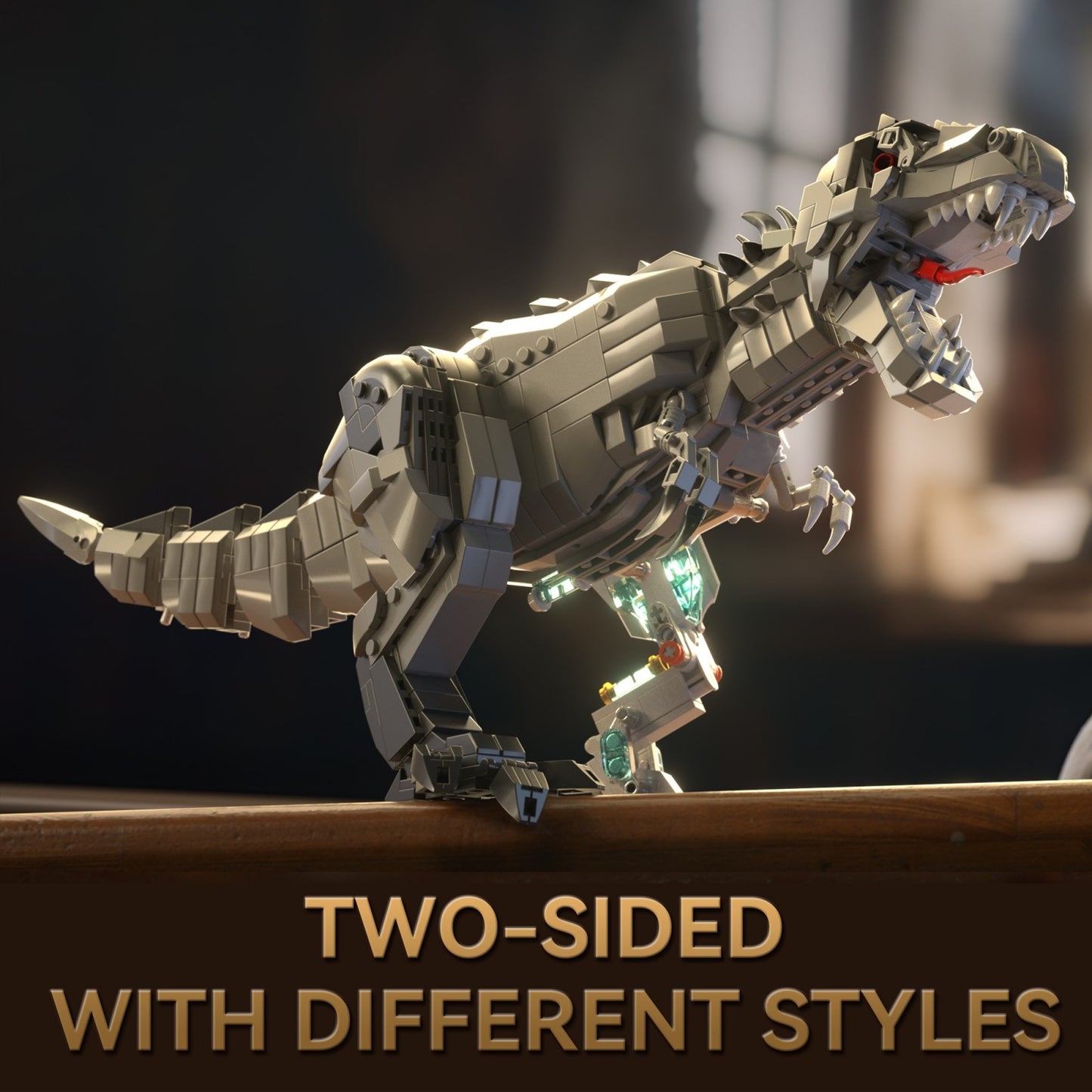 IAMBRICK 33601 Mecha Dino Tyrannosaurus Building Set