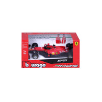 Bburago 1:43 F1 Car Model Ferrari SF21 #55 Carlos Sainz