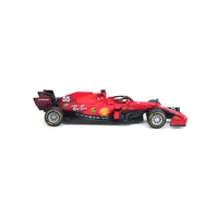 Bburago 1:43 F1 Car Model Ferrari SF21 #55 Carlos Sainz