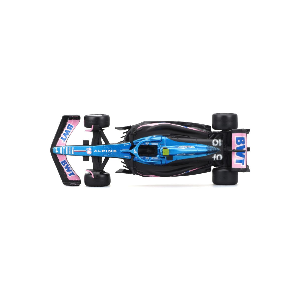 Bburago 1:43 F1 Car Model 2023 BWT Alpine F1 Team A523 #10 Pierre Gasly