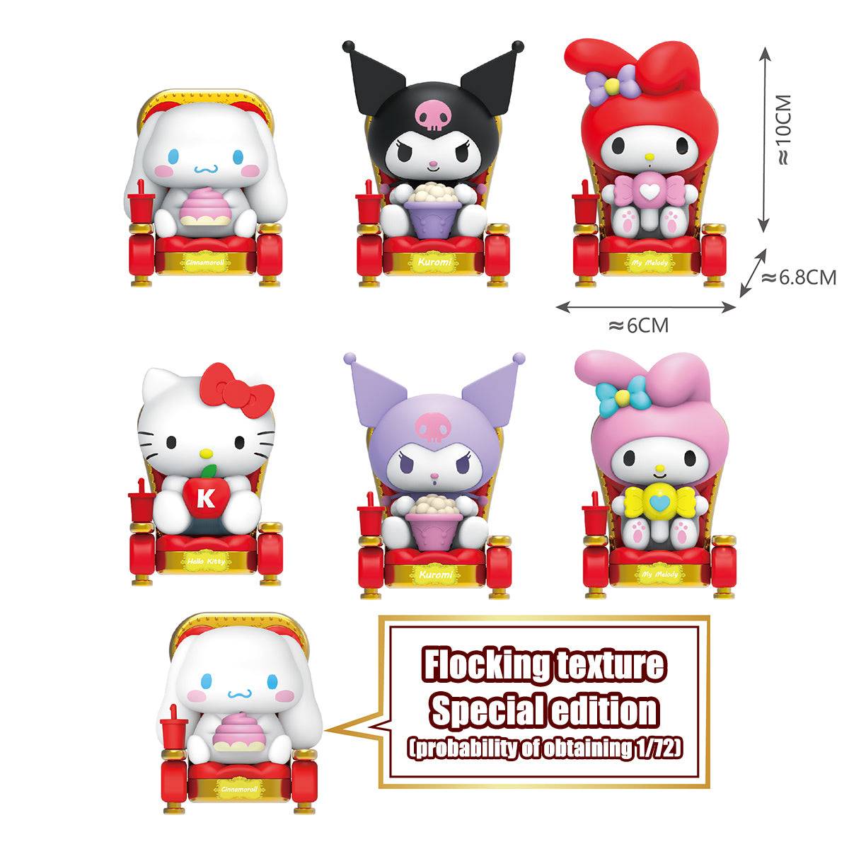 7Pcs Sanrio Theater Series 1 Blind Box KT-010810A