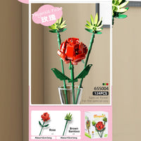 Panlos Brick Flower Bouquet Building Kit(2 For €19.99)