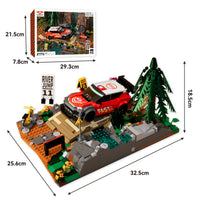 IAMBRICK 50102 River Jump Car Building Set