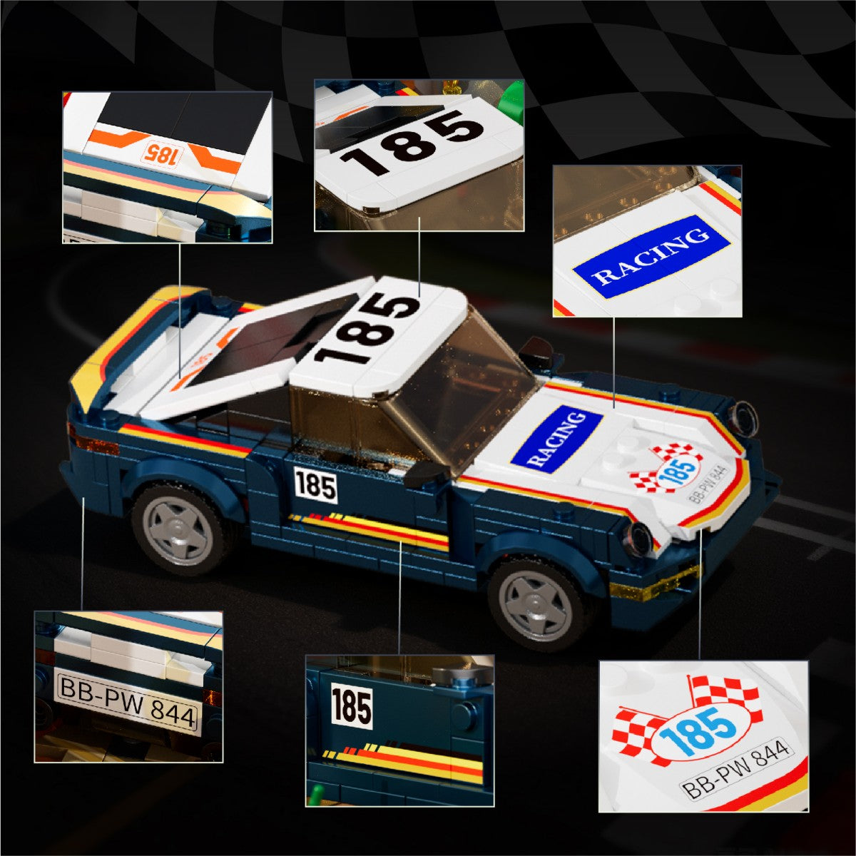 IAMBRICK 50103 Final Glory Car Building Set