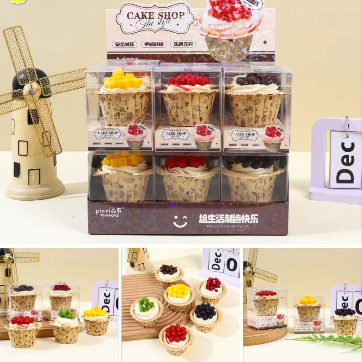 PINVI Cute Kawaii Food Squishies