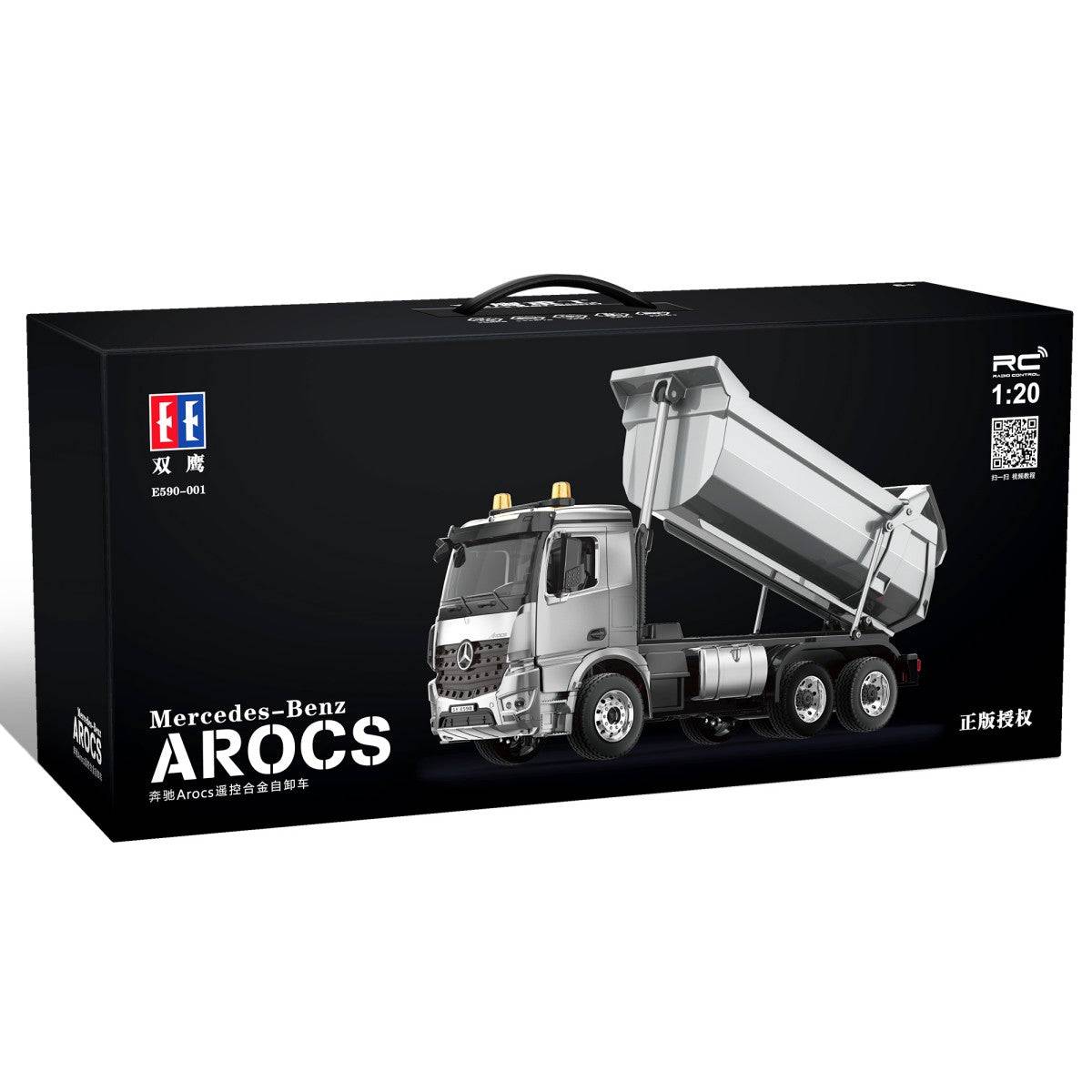 Double E 1:20 Mercedes-Benz Arocs Remote Control Dump Truck E590 - HugmieToys