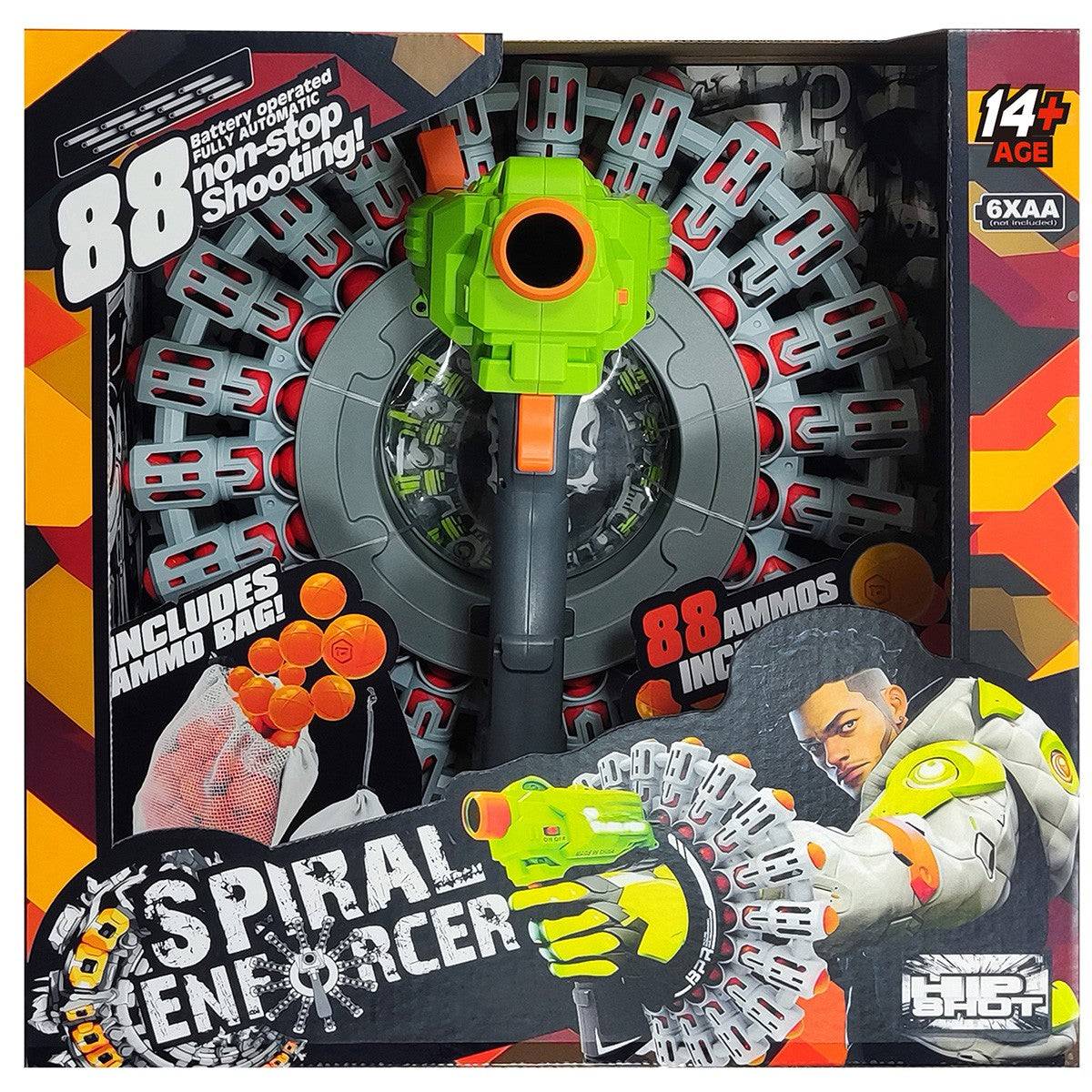 FJ9019 Soft Foam Dart Blaster Toy Gun with 88 Bullets - HugmieToys