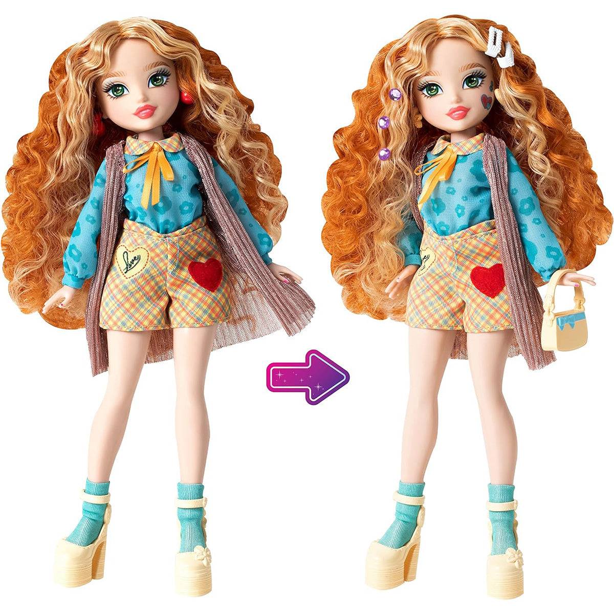 Far Out Toys GLO-UP Girls Season 2 Rose Redhead Fashion Doll - HugmieToys