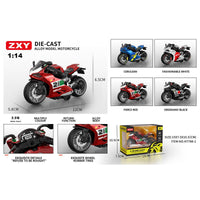 Alloy Diecast Replica Collectible Motorcycle Model - HugmieToys