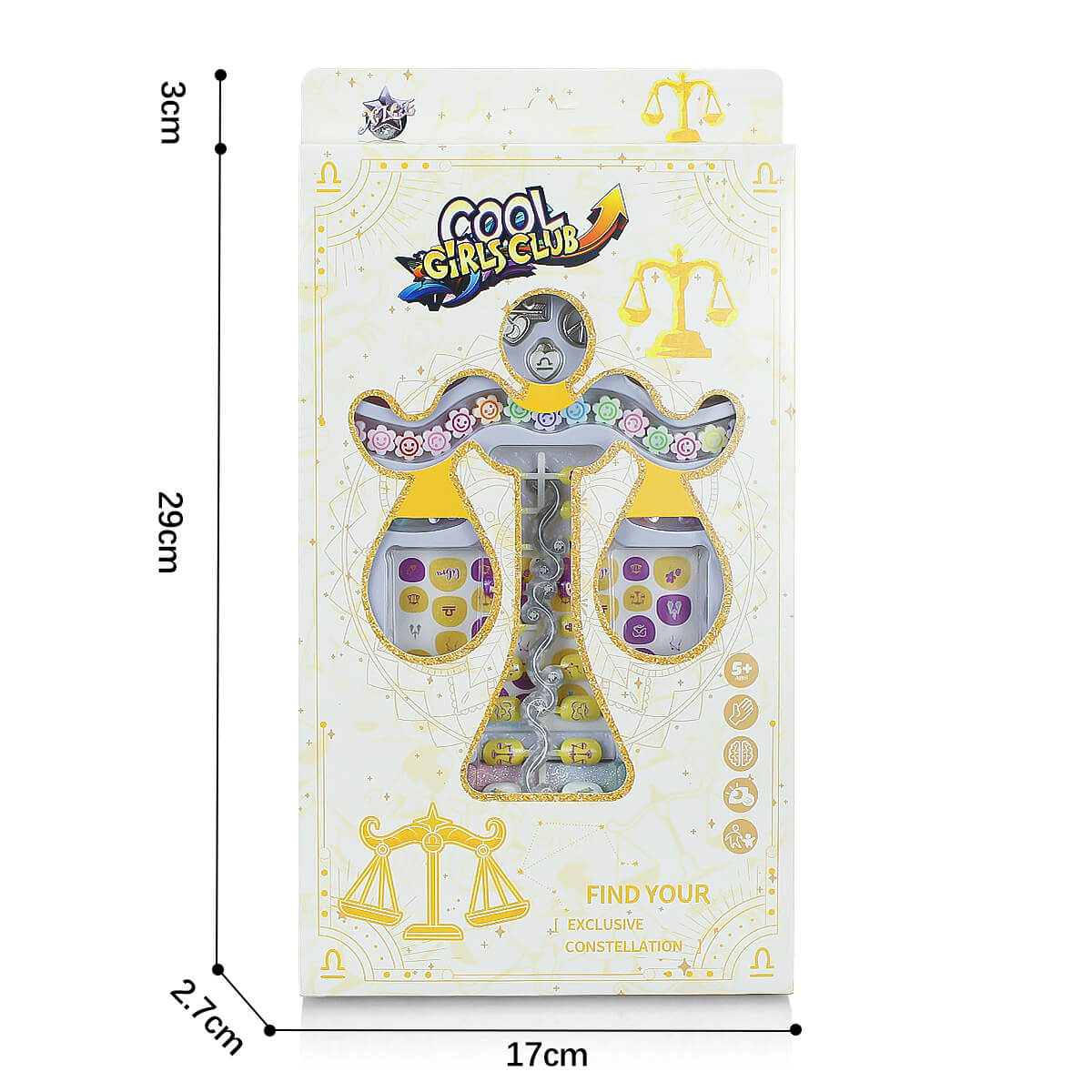 12 Zodiac Signs Kids Nail Art Set HW23158395(2 For €19.99)