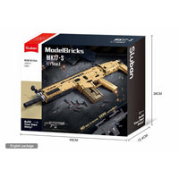 SLUBAN M38-B1353 Model Bricks Gun 1/1 MK17-S 1690Pcs