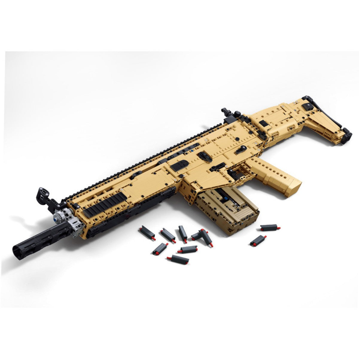 SLUBAN M38-B1353 Model Bricks Gun 1/1 MK17-S 1690Pcs