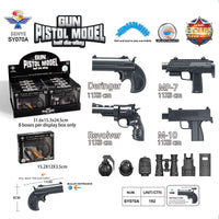 Half Die-Alloy Soft Bullet Gun Model Kit with Rubber Bullet-SY070A