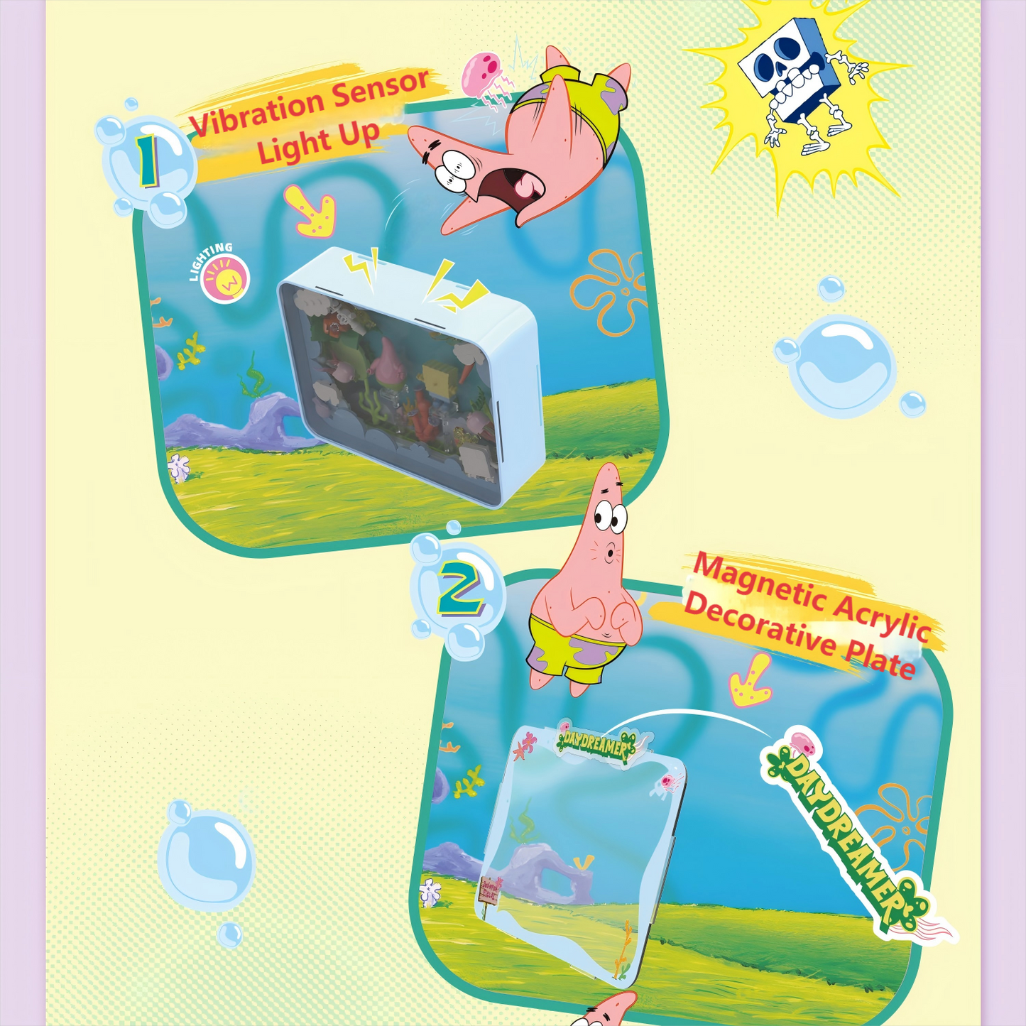 AREA-X SpongeBob Photo Frame Building Blocks