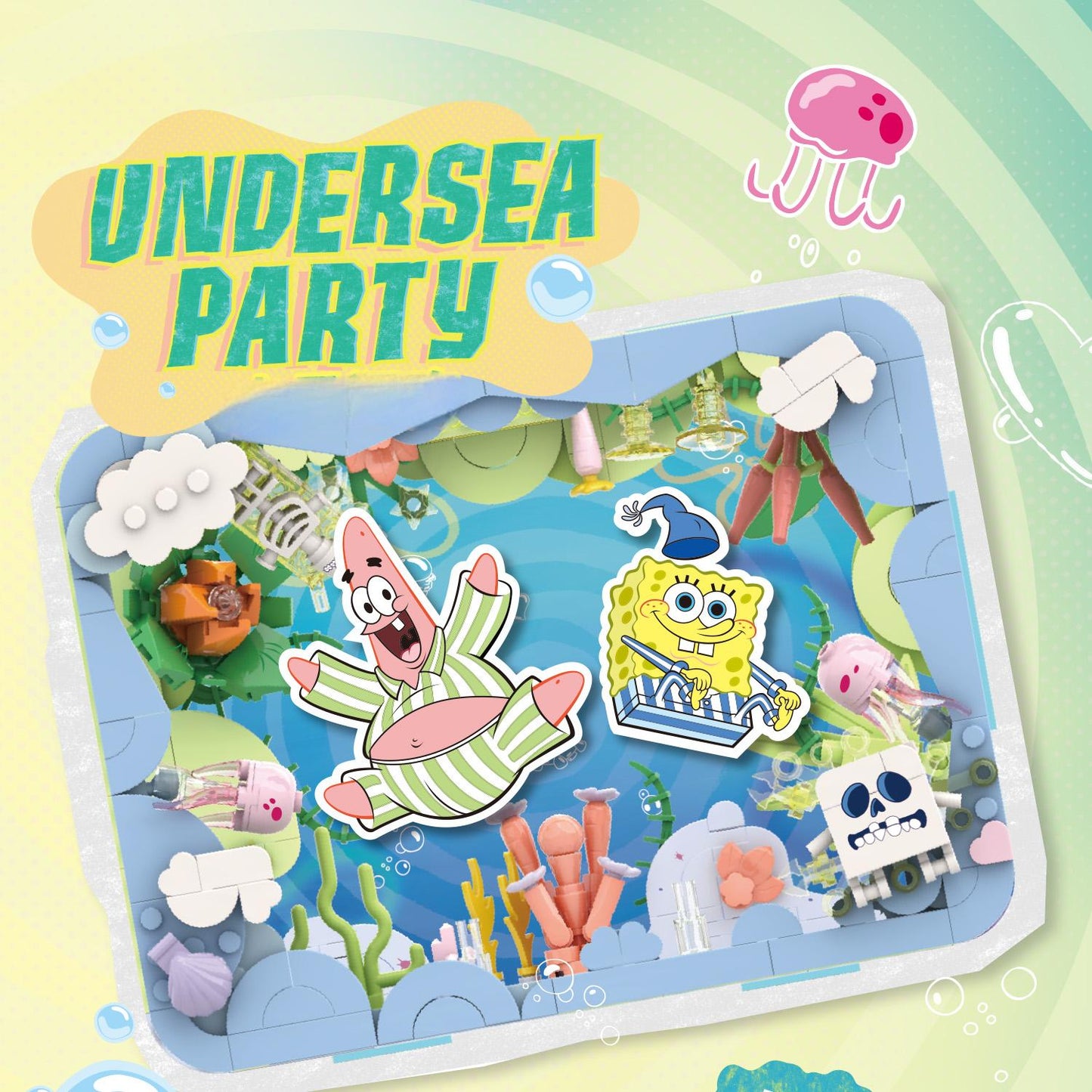 AREA-X SpongeBob Photo Frame Building Blocks