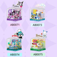 AREA-X BOX Sanrio Family Cute Shop Building Set