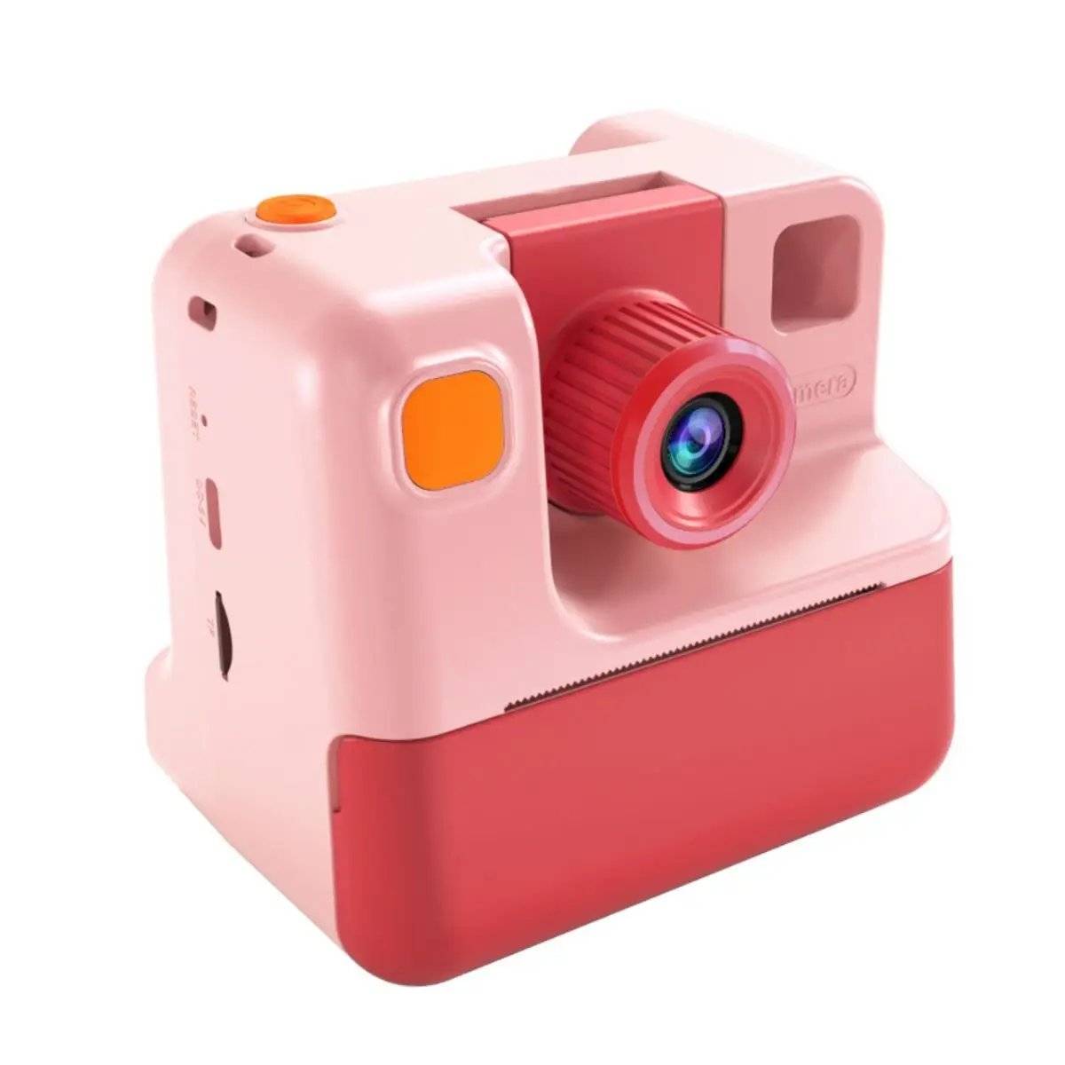 CP09 Kids Camera Instant Print 1080P with Zero Ink Pink-HugmieToys