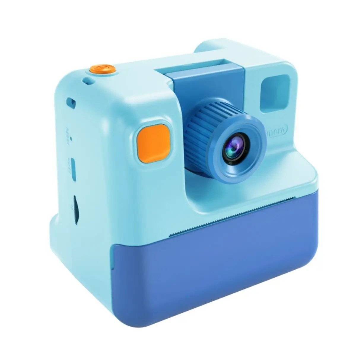 CP09 Kids Camera Instant Print 1080P with Zero Ink Blue-HugmieToys