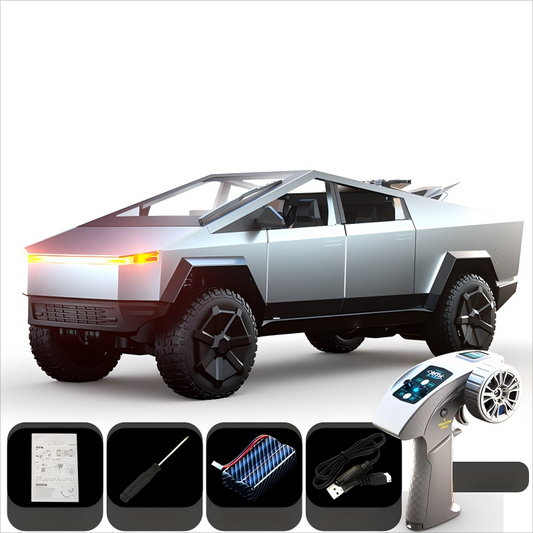 WBRC D897 Full Scale Tesla Alloy Remote Control Simulation Car