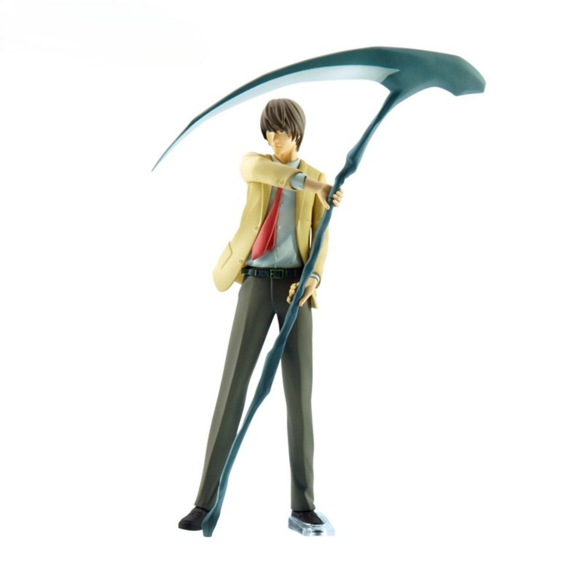 ABYstyle Studio Death Note Light SFC Figure, 18cm PVC action figure featuring Light Yagami wielding a scythe, perfect for collectors and fans.