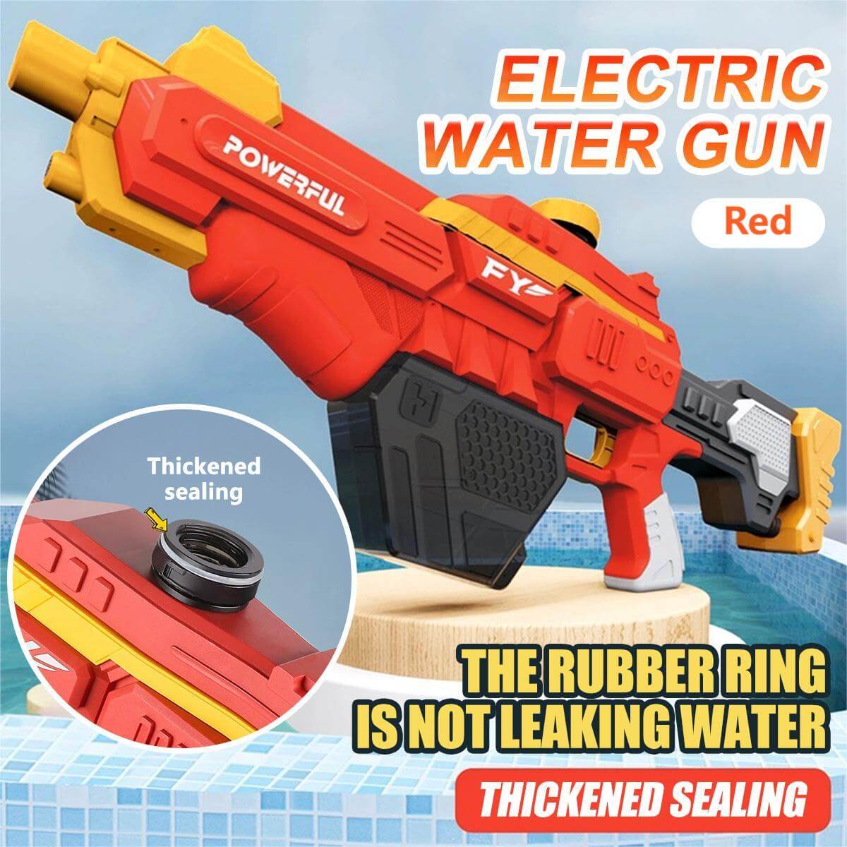 Electric Water Gun with Automatic Water Absorption - HugmieToys