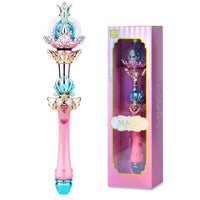 Girls Cartoon Magic Wand with Music and Light -HugmieToys