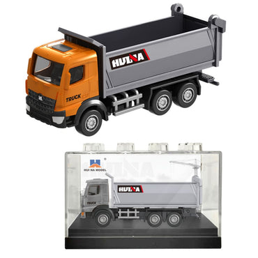 Huina 1012 1:80 Alloy Dump Truck Static Model - HugmieToys