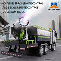 Huina 1316 1:18 Semi-Alloy Remote Control Fog Cannon Truck Toy